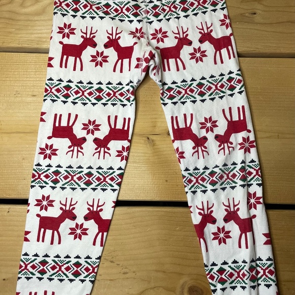 Hanna Andersson Dear Deer Christmas Holiday Pajamas size 5 / 110 - Picture 2 of 4